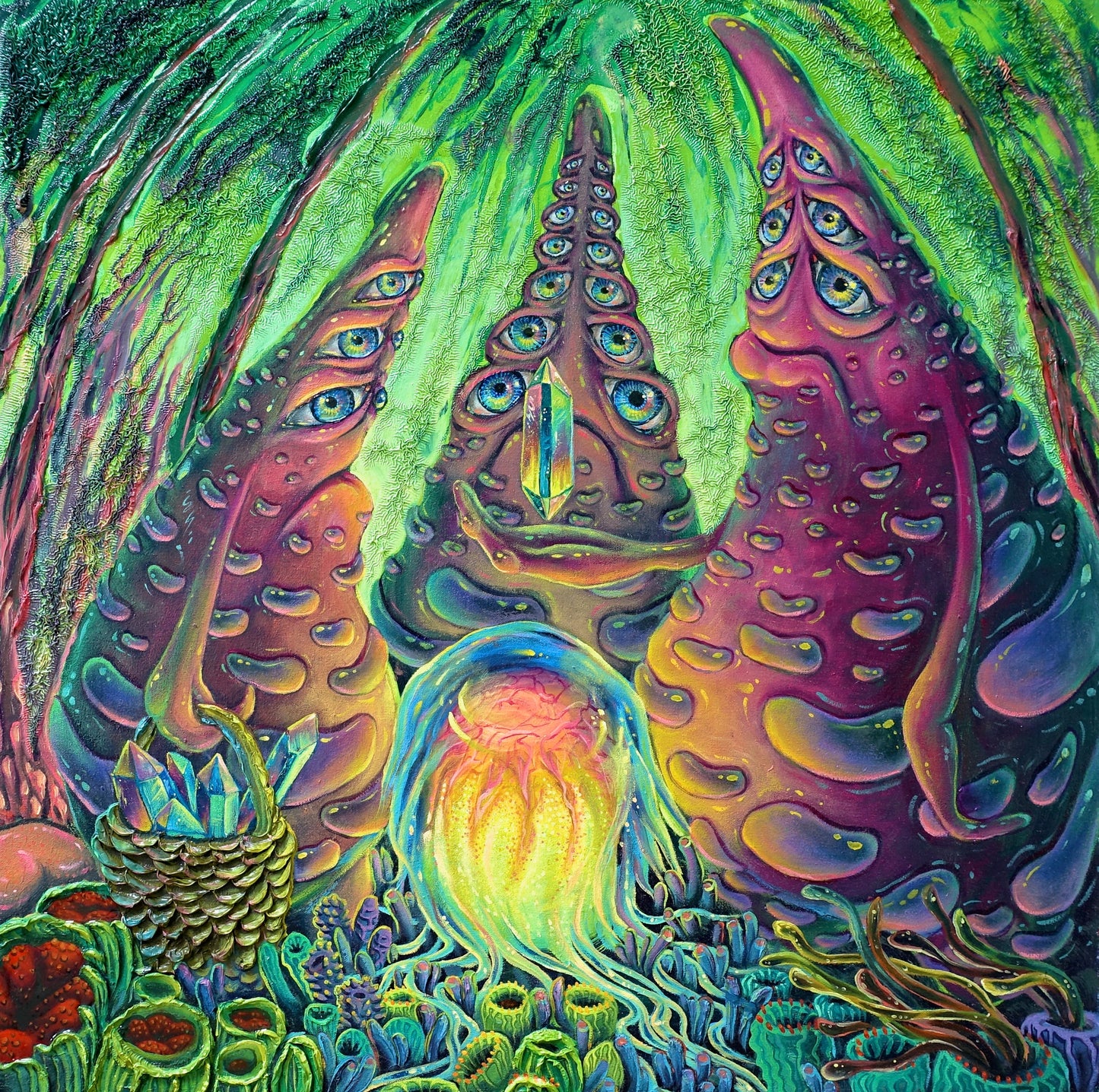 Summoning Squirgloo 24" x 24" Print